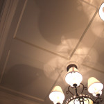 Country club entryway ceiling